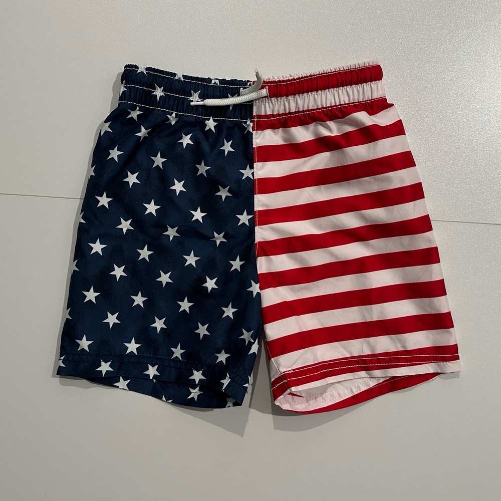 Patriotic Star and Stripe Men's Shorts